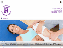Tablet Screenshot of holbourntherapy.net